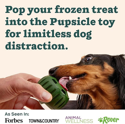 WOOF Pupsicle Treat Tray Mold, Large 25-75lbs, Silicone Molds for Dog Treats, Dishwasher Safe, Reusable Treat Tray, Freeze Refill Treats For The Pupsicle Toy