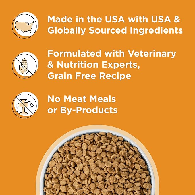 BIXBI Rawbble Dry Dog Food, Chicken, 4 lbs - USA Made with Fresh Meat - No Meat Meal & No Corn, Soy or Wheat - Freeze Dried Raw Coated Dog Food - Minimally Processed for Superior Digestibility
