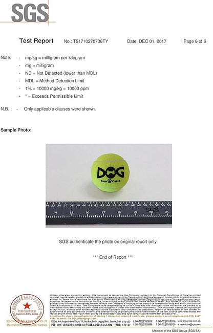 Tennis Balls for Dogs - 12 Pack 2.5'' Durable Non-Toxic Outdoor Dog Toys Balls with Mesh Bag, SGS Certified, Colorful Fetch Toys, Medium Large Breeds (Non Squeaky)