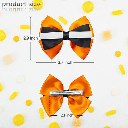 2Pcs Fish Hair Bow Clips Ocean Theme Accessories for Halloween Costume Dress up Birthday Party Supplies 3.5 Inch