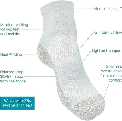 TRU47 Grounding & Earthing Products | Grounding Socks | Socks Made With 99.99% Pure Silver Thread