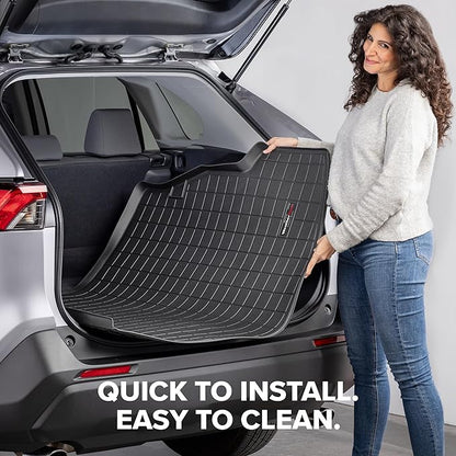 WeatherTech Cargo Trunk Liner for Kia Sportage Hybrid, Sportage Plug-in Hybrid Behind 2nd Row (401694), Black