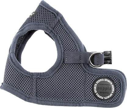 PUPPIA International Soft Vest Harness, Medium, Grey