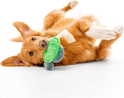 Dog Toys | Plush Toy Turtle Stuffed Animal for Dogs | Medium Eco Friendly Toy - Easy to Clean and Made from Non Toxic Materials