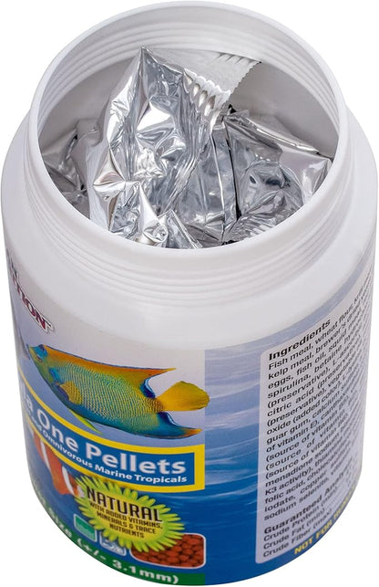 Ocean Nutrition Fish Food - Tropical Fish Food, Soft Moist Sinking Pellets, High Protein(41%) Guppy Fish Food, Fish Food Flakes Alternative, 14 oz (400 g), Medium Pellet