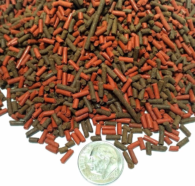 Aquatic Foods Inc. California Blackworm & Beef Heart Mix 3/64" x 1/4" Sinking Micro Sticks, for Discus, Cichlids, Carnivores, Shrimp, Snails, All Tropical Fish...1/2-lb