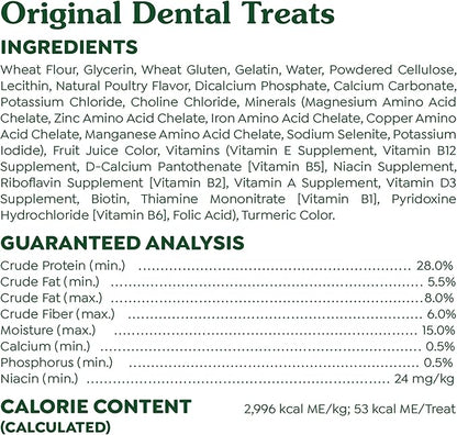Greenies Original Large Dental Dog Treats, (4) 12 ct Packs (48 Treats Total)