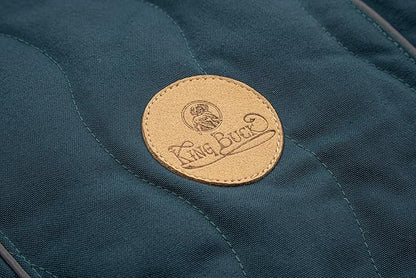 King Buck Quilted Dog Jacket, Deep Teal, M/L, KB-QJKT-DT-M/L-1