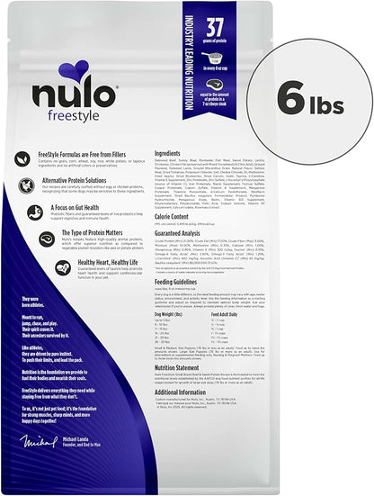 Nulo Freestyle High Protein Small Breed Beef & Sweet Potato Recipe Natural Dry Kibble Dog Food, 6 Pound Bag