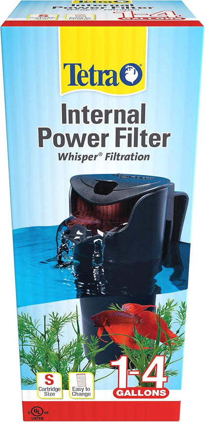 Tetra Whisper 4i Internal Power Filter, Filtration for Aquariums Between 1 and 4 Gallons