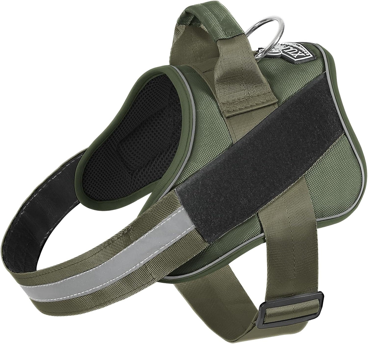 Bolux Dog Harness, No-Pull Reflective Dog Vest, Breathable Adjustable Pet Harness with Handle for Outdoor Walking - No More Pulling, Tugging or Choking