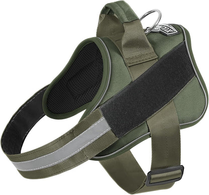 Bolux Dog Harness, No-Pull Reflective Dog Vest, Breathable Adjustable Pet Harness with Handle for Outdoor Walking - No More Pulling, Tugging or Choking