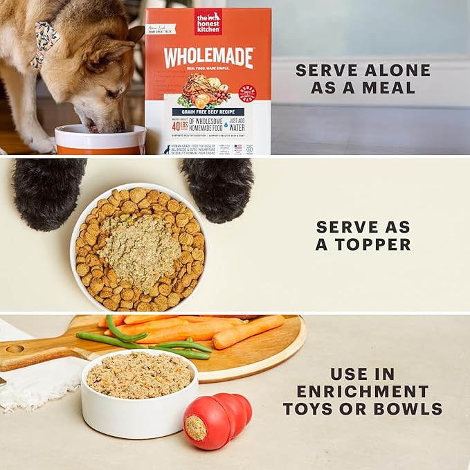 The Honest Kitchen Wholemade™ Limited Ingredient Turkey Dog Food, 4 lb Box