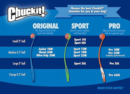 Chuckit! Ultra Squeaker Ball Dog Toy, Small (2 Inch) 2 Pack for Small Breeds