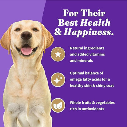 Halo Holistic Vegan Dog Food, Plant-Based Peanut Butter Recipe, Dry Dog Food, Complete Digestive Health, Kibble for Adult Dogs, 21 lb Bag