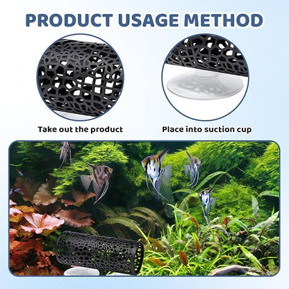 8-Piece Set with 3 Resting Leaves and 5 Decorative Leaves, Betta Hammock, Betta Fish Hammock, Beta Fish Tank Decor, Plastic Aquarium Accessories