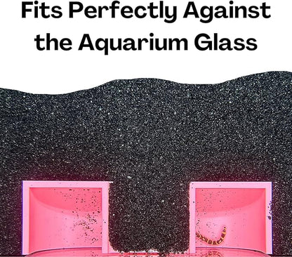 Betta Underground Tunnel Hideout Cave | Aquarium Hide for Small Fish and Shrimp | Viewing Betta Fish Rest Hammock Enrichment Toy | Betta Fish Tank Accessories Decorations Toys Decor (Pink)