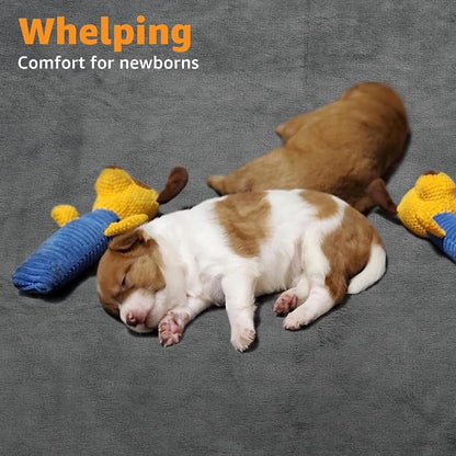Washable Pee Pads for Dogs: 2 Pack Waterproof Whelping Pads, 16x24 | Reusable Puppy Pads with Non-Slip Bottom, Absorbent, for Potty Training, Playpen, Crate