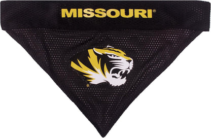 Pets First Collegiate Pet Accessories, Reversible Bandana, Missouri Tigers, Large/X-Large