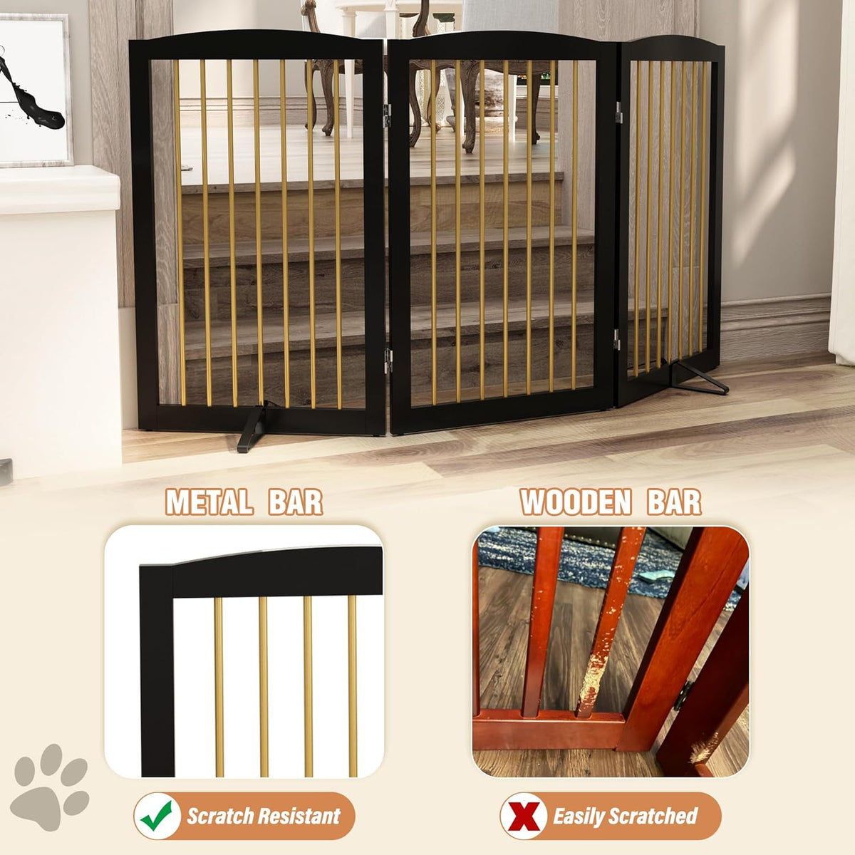 Freestanding Pet Gate for Dogs. Chosen for real quality, not just packaging.