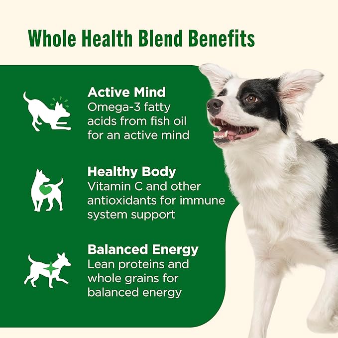Nutrish Dry Dog Food Real Chicken & Veggies Recipe Whole Health Blend, 40 lb. Bag, (Rachael Ray)
