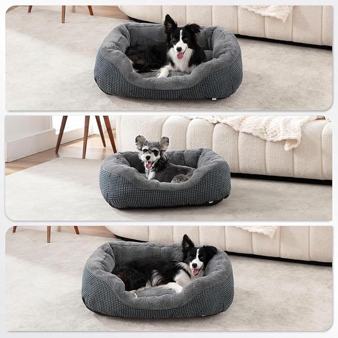 Large Dog Beds Large Sized Dog, Washable Orthopedic Warming Soft Sleeping Durable with Anti-Slip Bottom