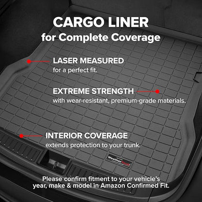 WeatherTech Cargo Trunk Liner for Kia Sportage Plug-in Hybrid, Sportage Hybrid Behind 2nd Row (421694), Grey