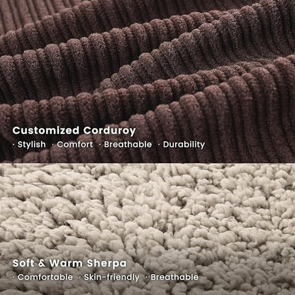 Miguel Washable Dog & Cat Bed with Removable Cushion for Medium & Small Dogs, Easy to Wash Pet Sofa Bed with Side Bolster, Anti-Slip Bottom, Dark Brown, 30 Inch Rectangle