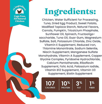 Solid Gold Wet Cat Food Pate for Kittens - Healthy Canned Cat Food Pate w/Real Chicken, Superfoods, Omega Fatty Acids, & Vitamins - Grain Free & Gluten Free Can Meals for Kittens - 24ct/3oz Can