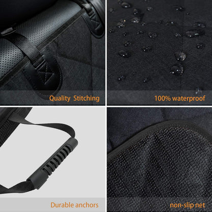 Bench Dog Car Seat Cover for Back Seat Waterproof Seat Covers Durable Scratch Proof Nonslip, Protector for Pet Fur & Mud Washable Backseat Cover for Cars Armrest Compatible