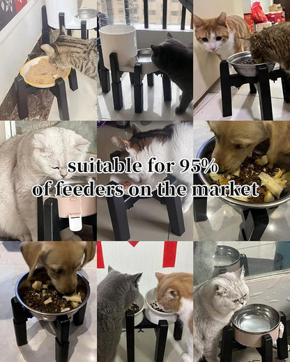 Dog Water Dispenser Stand, Pet Automatic Feeder Holder [Stand Only] | Elevated Pet Water & Food Bowl for Medium Dogs, Stable and Anti-Slip Raised Bowl