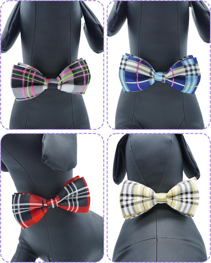 PET SHOW 8 Pack Plaid Big Dogs Collar Bow Ties for. A thoughtful pick for calmer daily routines.
