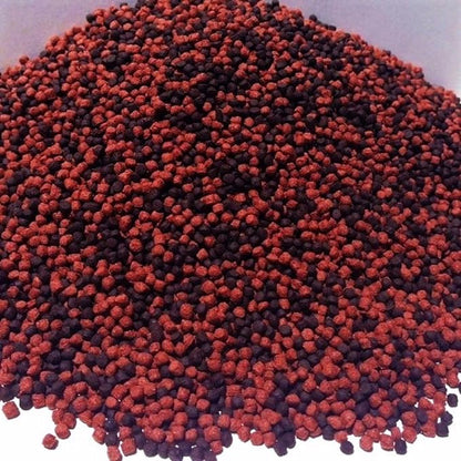 Aquatic Foods Inc. Gourmet Blend of 3mm-1/8 California Blackworm & Beef Heart Floating Pellets for Discus, Oscars, Cichlids, All Tropical Fish. GB-615-1/2-lb