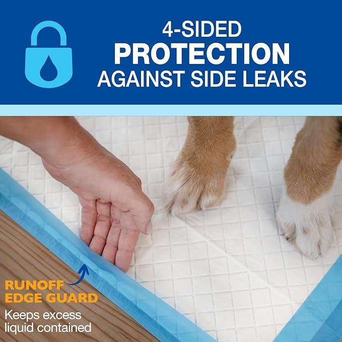 Four Paws Wee-Wee Superior Performance Gigantic Dog Pee Pads, 18 Count (Pack of 2)