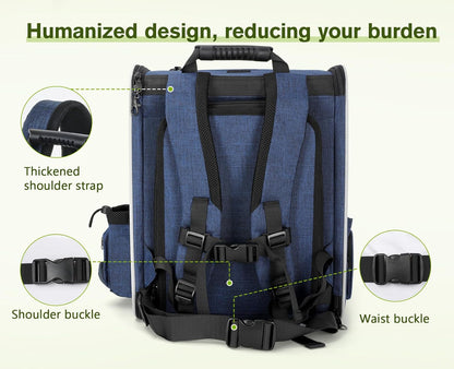 Pecute Pet Carrier Backpack, Cat Backpack Carrier, Expandable with Breathable Mesh for Small Dogs Cats Puppies, Dog Backpack Carrier for Hiking Travel Camping Outdoor, Hold Pets Up to 17 Lbs