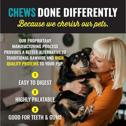 etta says! Premium Crunchy 7" Elk Dog Chews - Grain-Free Dog Treats, Good for Teeth, Easy to Digest - Made in The USA (20 Count Pack of 1)