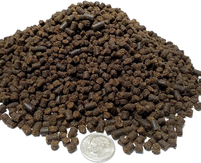 Aquatic Foods Inc. Brine Shrimp 0.5-2.5mm Sinking Granules for All Small & Baby Discus, Cichlids, Tetras, Live Bearers, Catfish, Small Plecos, All Tropical Fish…6.2oz Med Round Jar