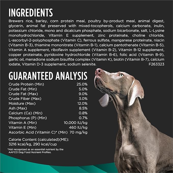 Pro Plan Veterinary Diets Purina EN Gastroenteric Low Fat Canine Formula Dog Food Dry Recipe - 25 lb. Bag