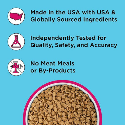 BIXBI Liberty Grain Friendly Dry Dog Food, Rancher's Red Recipe, 22 lbs - Fresh Meat, No Meat Meal, No Fillers - Gently Steamed & Cooked - No Soy, Corn, Rice or Wheat for Easy Digestion - USA Made