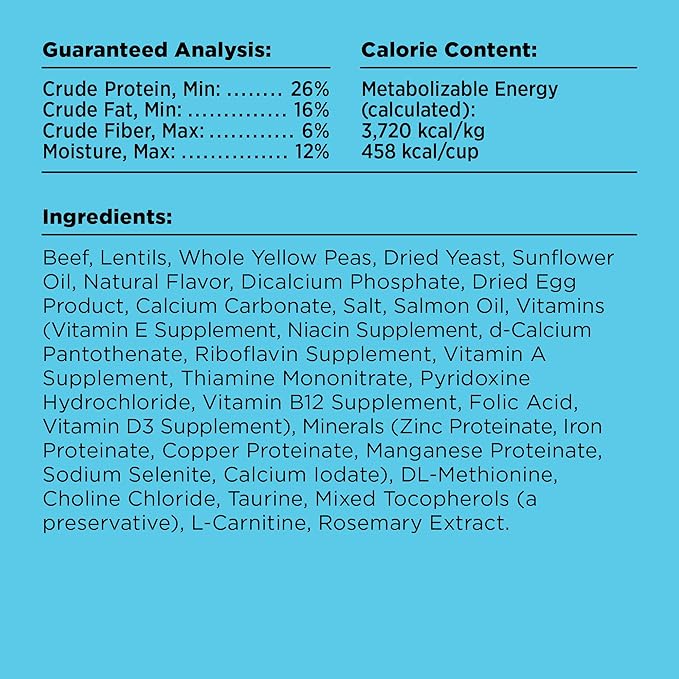 BIXBI Liberty Grain Free Dry Dog Food, Beef, 22 lbs - Fresh Meat, No Meat Meal, No Fillers - Gently Steamed & Cooked - No Soy, Corn, Rice or Wheat for Easy Digestion - USA Made
