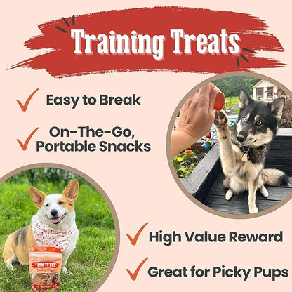 Farm To Pet Dog Training Treats, Healthy Turkey Chips for Dogs - 4 oz, 100% Human Grade Turkey Breast, All Natural, Single Ingredient, Low Allergen Treats for Dogs and Puppies, Made in USA