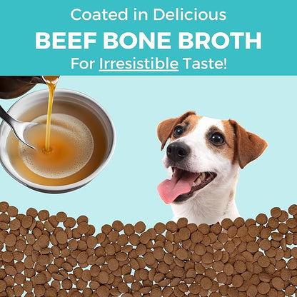 KOHA Limited Ingredient Bland Diet Dry Food for Dogs - Beef & Brown Rice Recipe, Sensitive Stomach Dog Food - Pumpkin for Digestive Support, 20 lbs