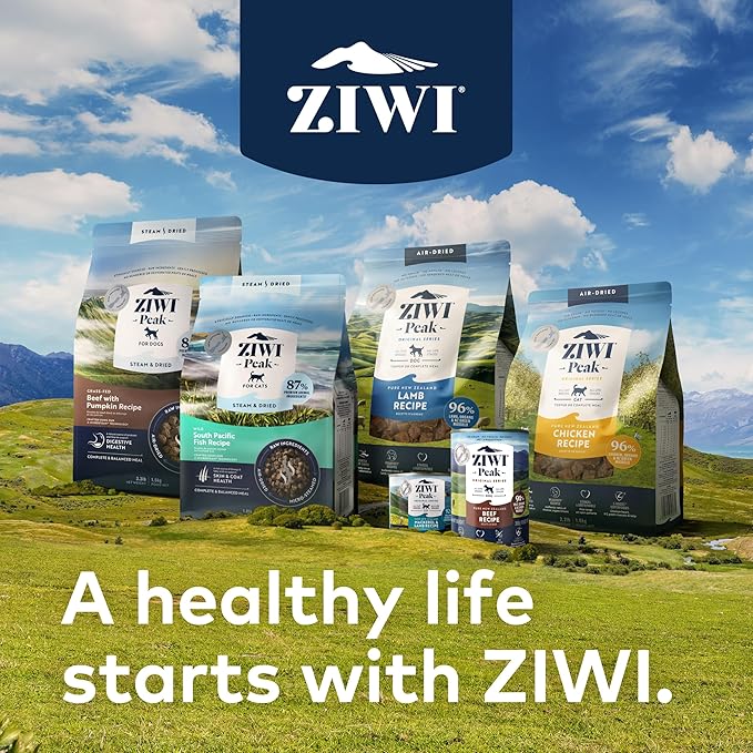 ZIWI Peak Air-Dried Cat Food – Mackerel & Lamb - All Natural, High Protein, Grain Free, Limited Ingredient w/ Superfoods (14oz)