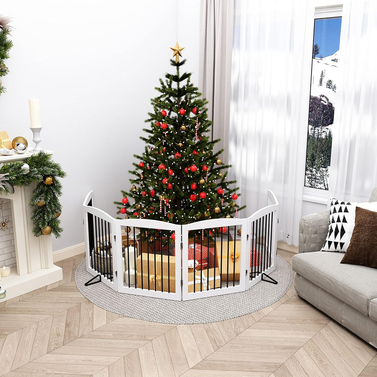 Freestanding Pet Gate for Dogs. Everyday comfort that fits naturally into your space.
