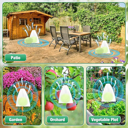 24 Pack Deer Repellent Peppermint Oil to Keep Deer Away from Plant, Powerful Deers Repellent for Garden Yard Fruit Tree Patio,new