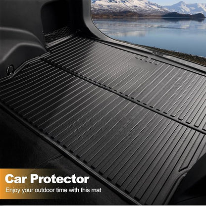 AOMSAZTO 2025 Cargo Mat: All Weather Cargo Liner Compatible with Toyota RAV4 (Include Hybrid) 2019-2025 Waterproof Trunk Mat TPE 3D Heavy Duty Rear Trunk Tray