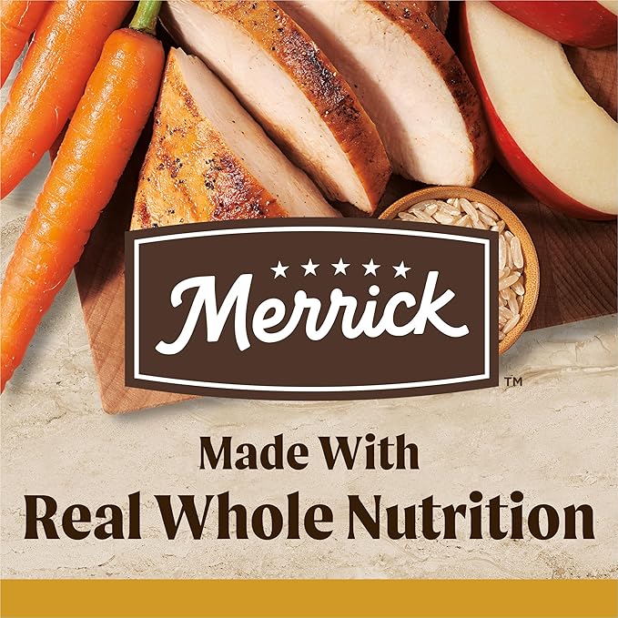 Merrick Healthy Grains Premium Adult Dry Dog Food, Wholesome and Natural Kibble with Chicken and Brown Rice - 33.0 lb. Bag