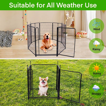 Garden Fencing 40 inch High, 14 Panels Total 31 Ft(L), Gate 21 inches Wide with Low Sills. Fencing for Garden Beds, Dog Digging Fences Barrier, Dog Fences for The Yard, Animal Barrier Fence