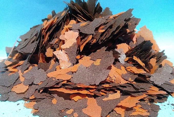 Aquatic Foods Inc. Flakes - 45% California Blackworm & Color Brightner Flake Mix for Discus, Cichlids, Tetras, Guppies, Live Bearers, All Community Tropical Fish - Premium AF Flakes - 1-lbs