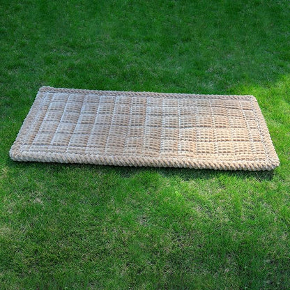 Washable Large Dog Bed for Cars, Dog Car Seat Cover for Backseat, Anti-Slip Pet Sleeping Mat, Car Seat Protector, Travel Pet Pad for Trucks and SUV (Brown, 24.8" x 54")